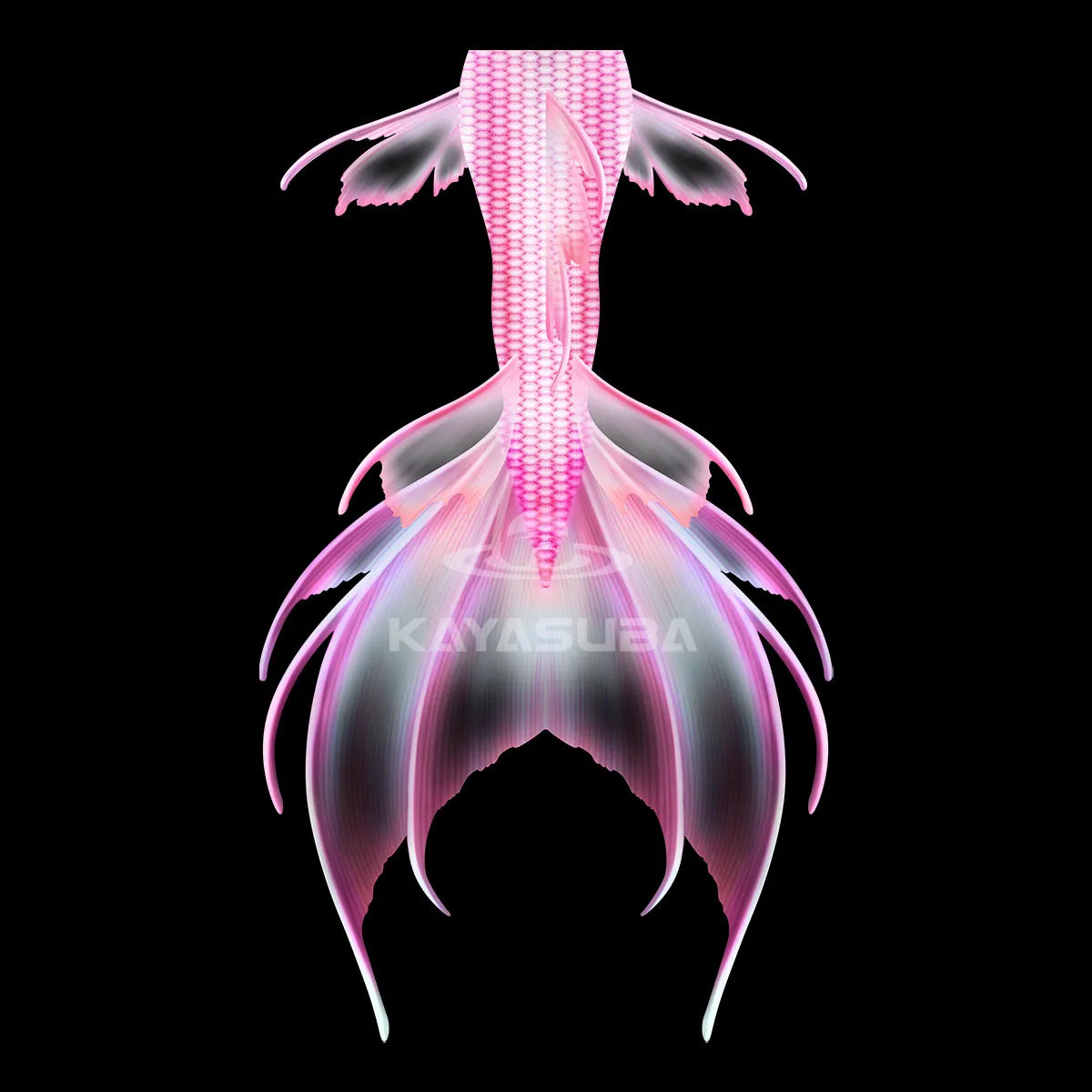 PEACHBEAM PINK MERMAID TAIL DIVING AQUARIUM PHOTOGRAPHY SWIMSUIT FISH SKIN+MERMAID CORSET BRA TOP SET
