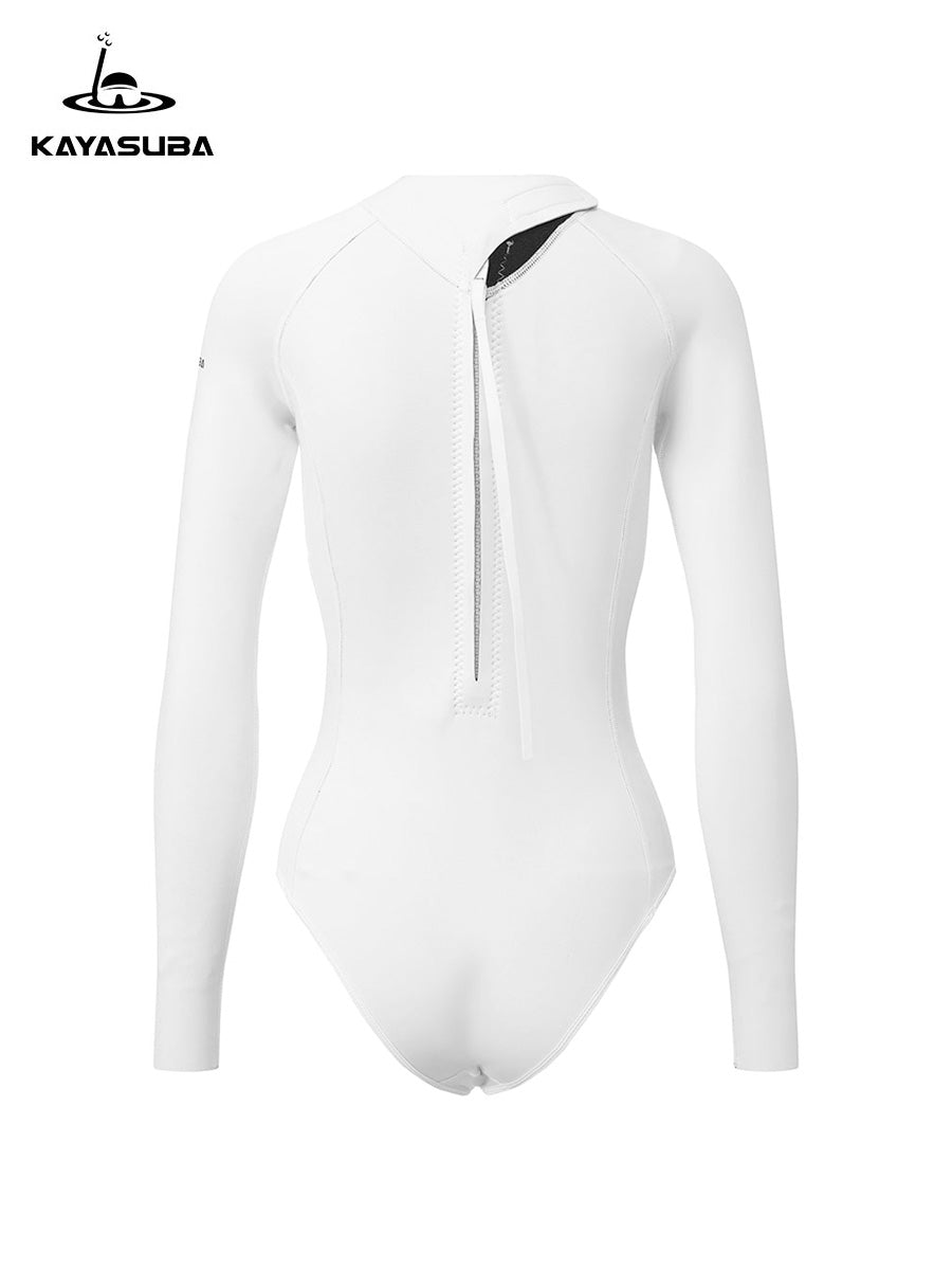 ARCTIC WHITE WET LOOK DIVING SUIT STYLISH HIGH QUALITY SCUBA GEAR