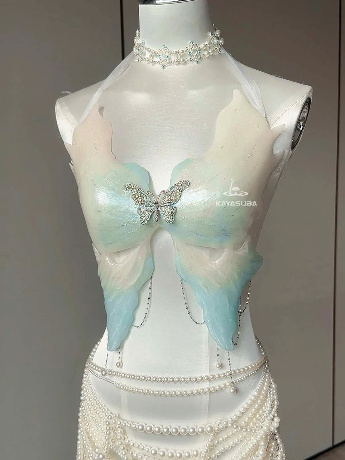 SKYLIE COSPLAY COSTUME RESIN MERMAID PORCELAIN CORSET BRA TOP