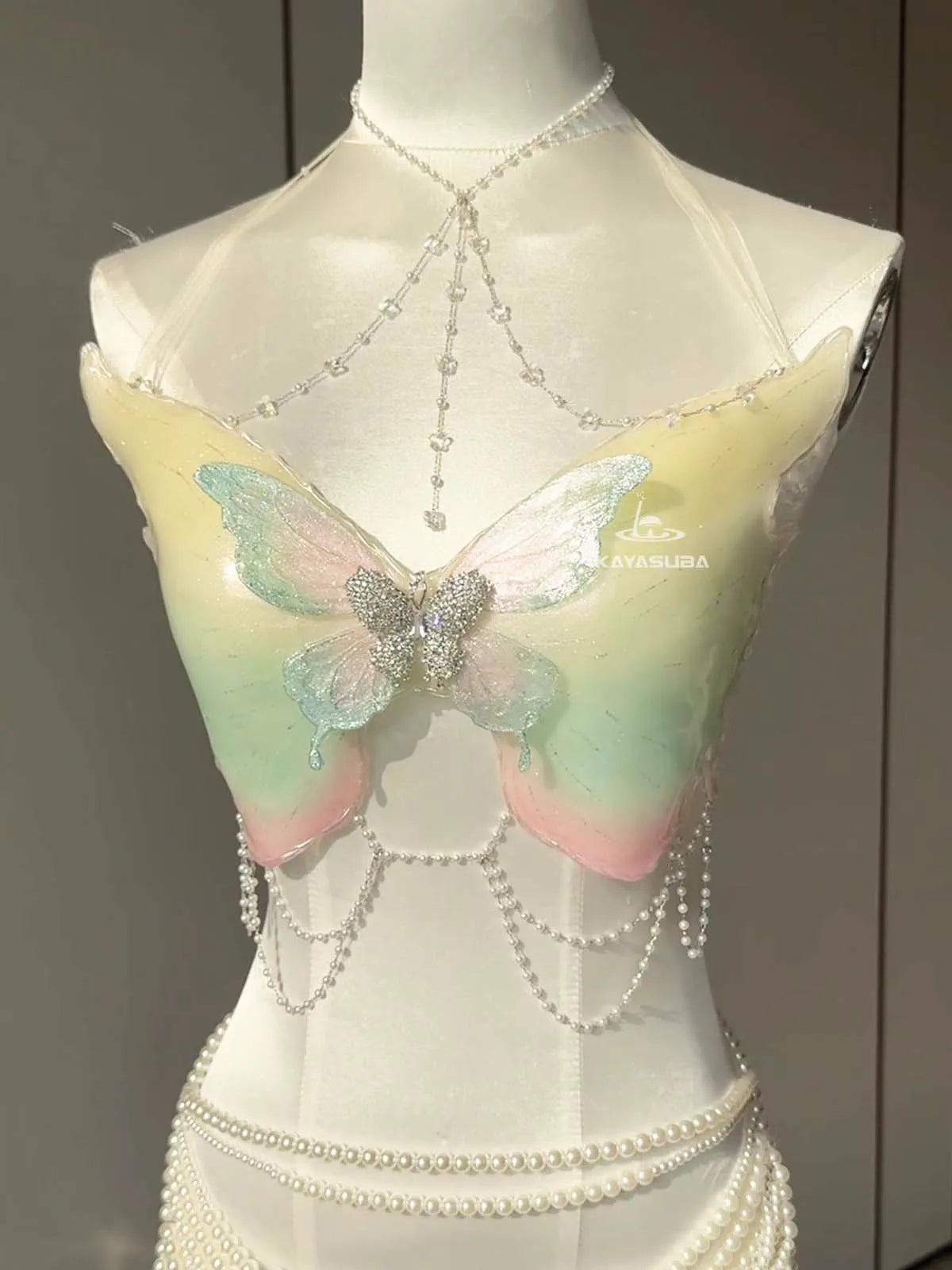 RIDDLEE COSPLAY COSTUME RESIN MERMAID PORCELAIN CORSET BRA TOP