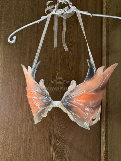 CATALPA ORANGE COSPLAY COSTUME RESIN MERMAID PORCELAIN CORSET BRA TOP