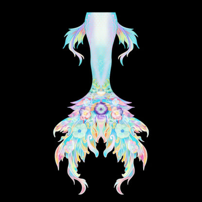 FLUXBLUE MERMAID TAIL DIVING AQUARIUM PHOTOGRAPHY SWIMSUIT FISH SKIN+MERMAID CORSET BRA TOP SET