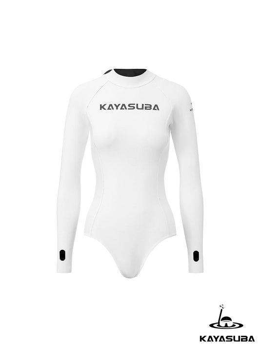 ARCTIC WHITE WET LOOK DIVING SUIT STYLISH HIGH QUALITY SCUBA GEAR