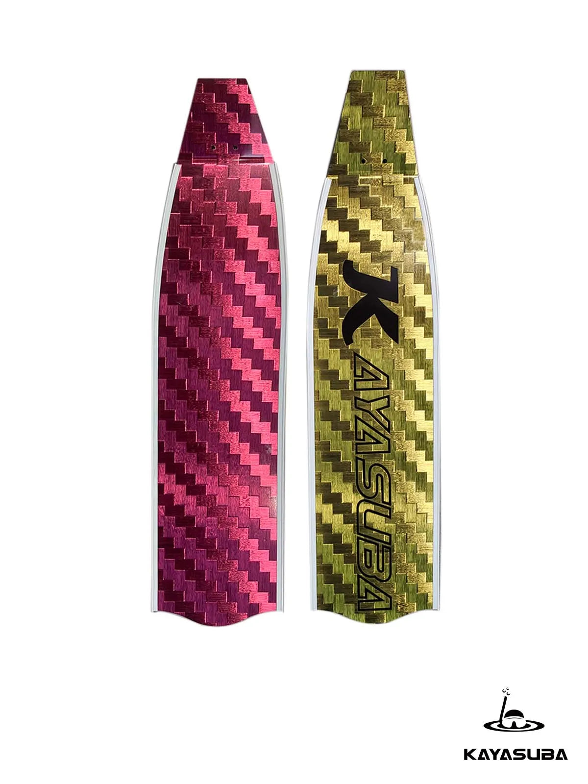 KAYASUBA PALLIDARGENT CARBON FIBER FIN BLADES