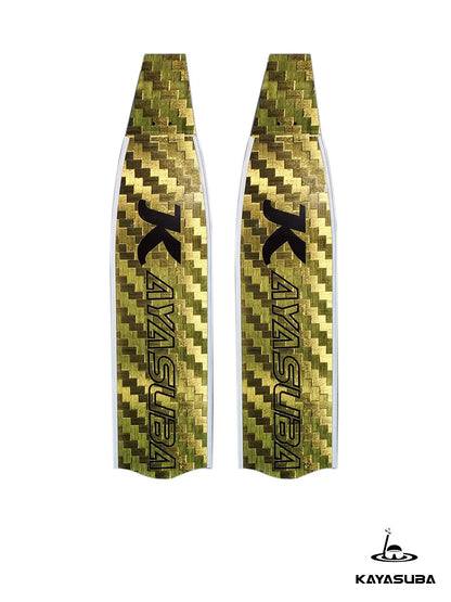KAYASUBA PALLIDARGENT CARBON FIBER FIN BLADES