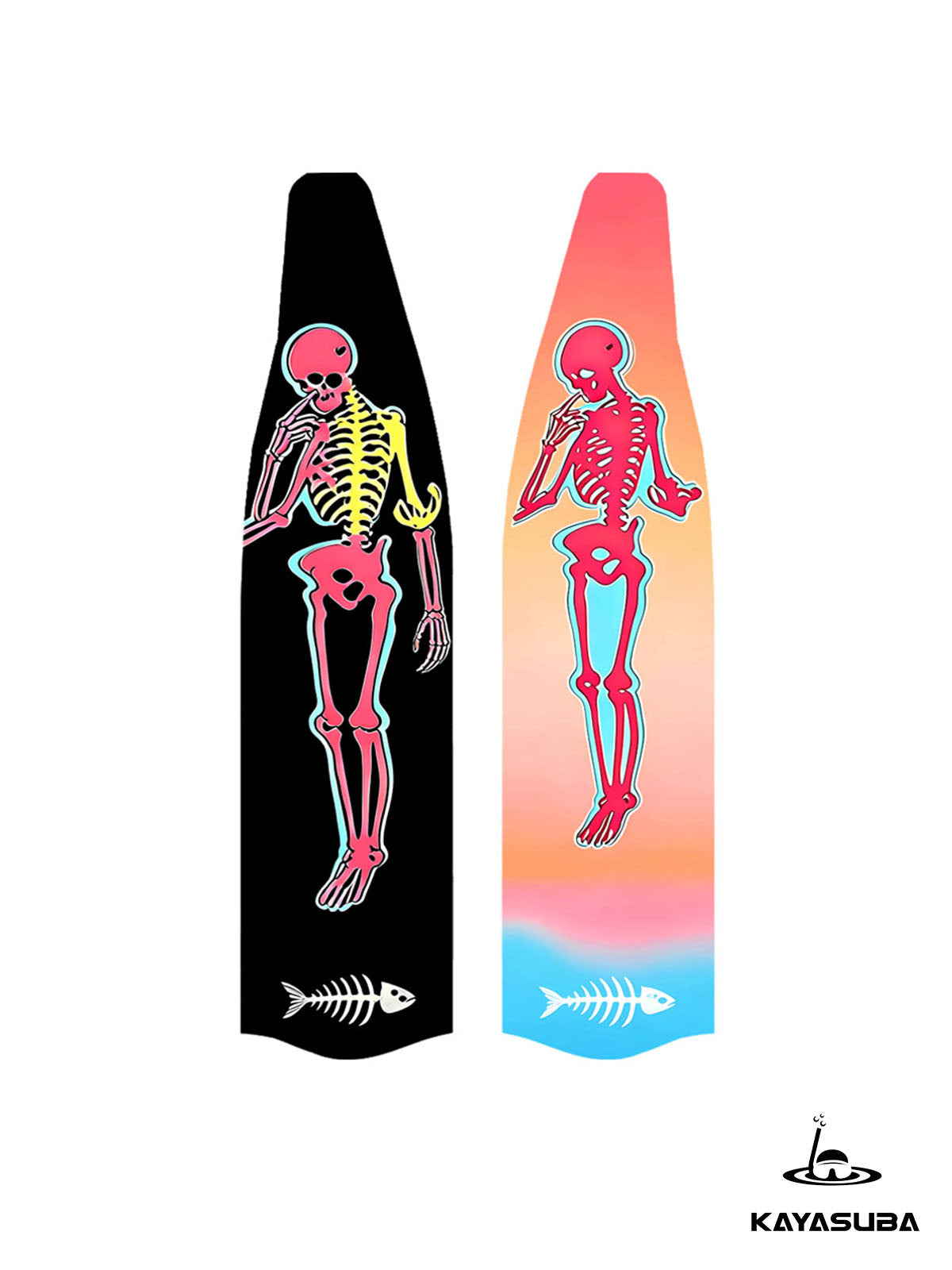 KAYASUBA DUSK SKELETON CARBON FIBER FIN BLADES