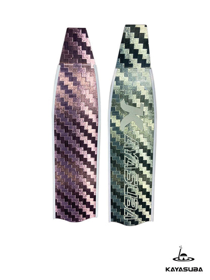 KAYASUBA PINKARGENT CARBON FIBER FIN BLADES