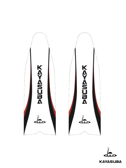 KAYASUBA WHITE BLADE CARBON FIBER FIN BLADES