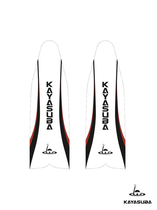 KAYASUBA WHITE BLADE CARBON FIBER FIN BLADES