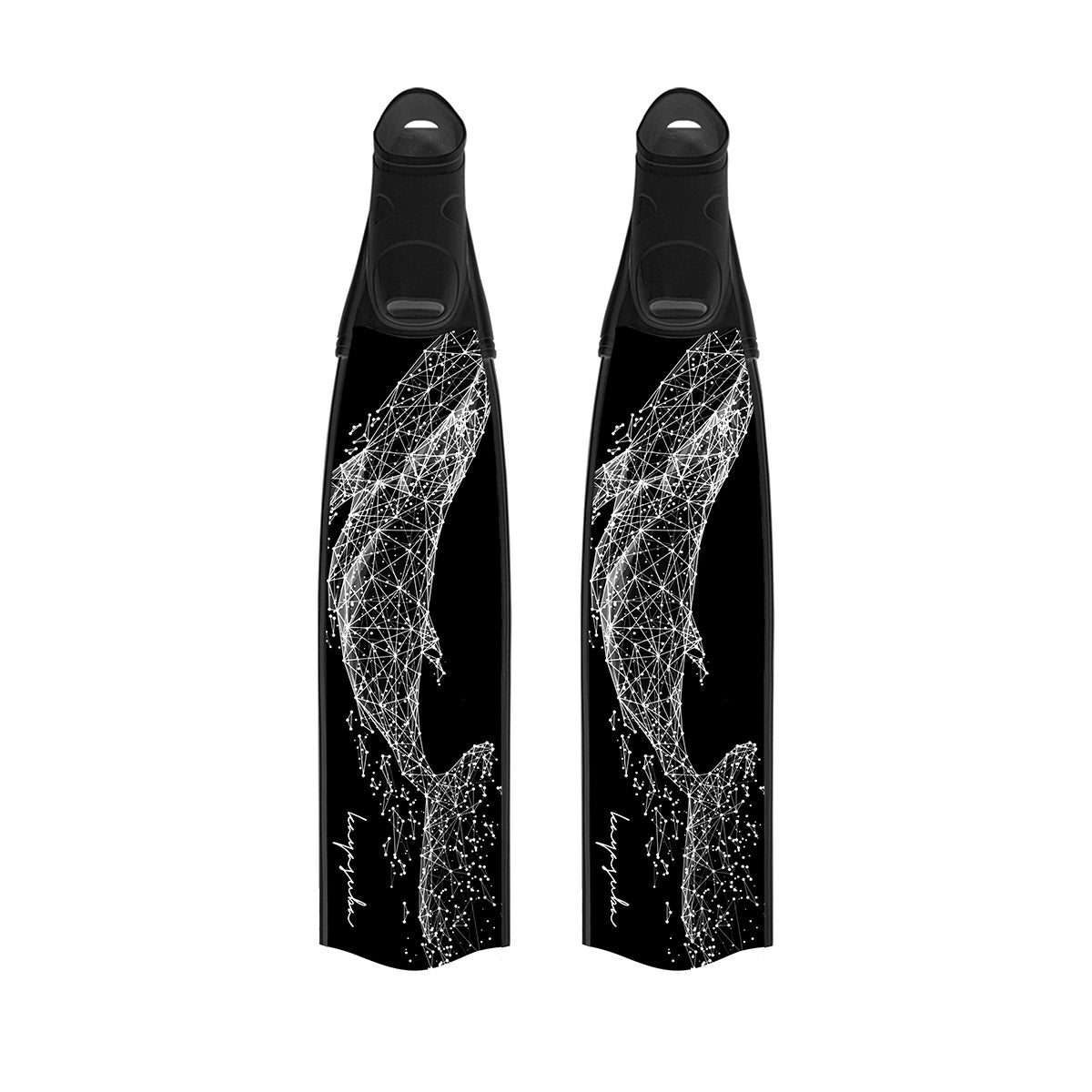 KAYASUBA BLACK ZALOPHUS CARBON FIBER FIN BLADES