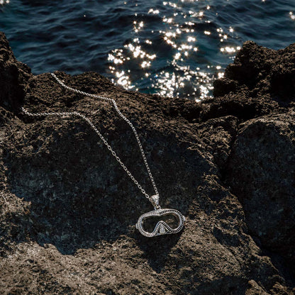 KAYASUBA SEAVISION MASK NECKLACE DIVING COUPLE GIFT
